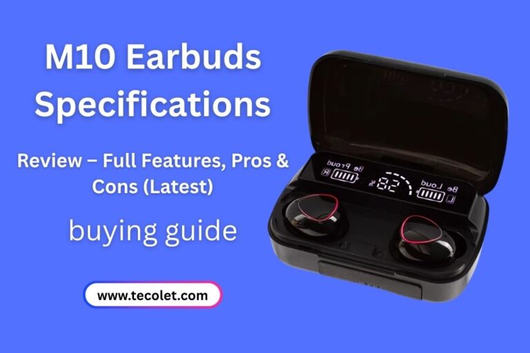 M10 Earbuds Specifications