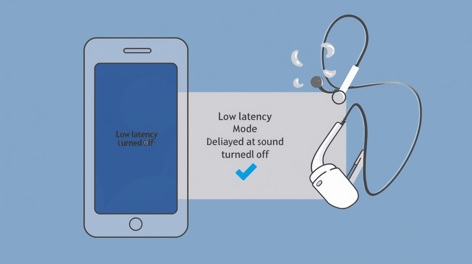 Earbuds Sound Delay Problem