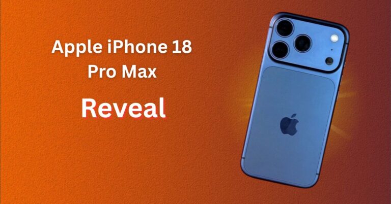 iPhone 18 Pro Max